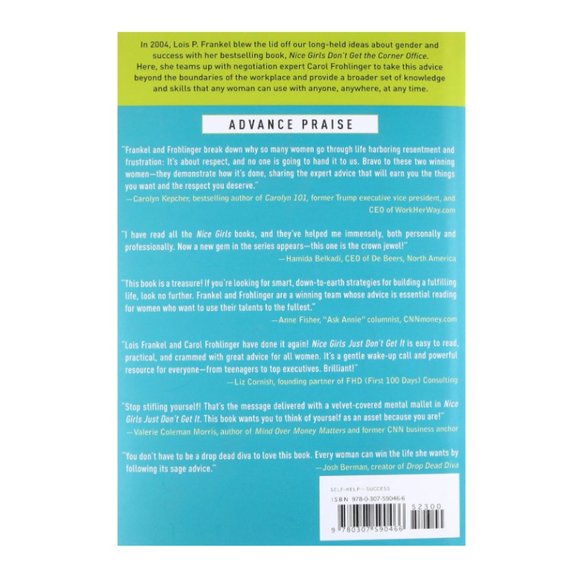 'Nice Girls Just Don't Get It' Hardcover By Lois P. Frankel - Picture 3 of 3